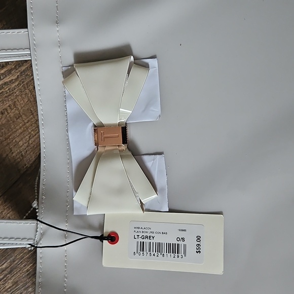 Ted Baker Cream Tote with Bow Accent - Picture 4 of 5